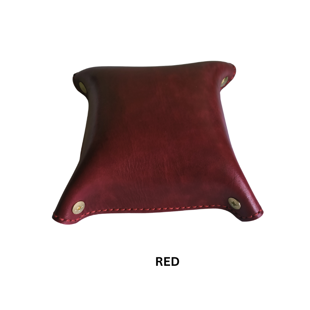 Handcrafted Leather Tray Organiser – Stylish & Functional Desk Accessory Artisankraftstudio
