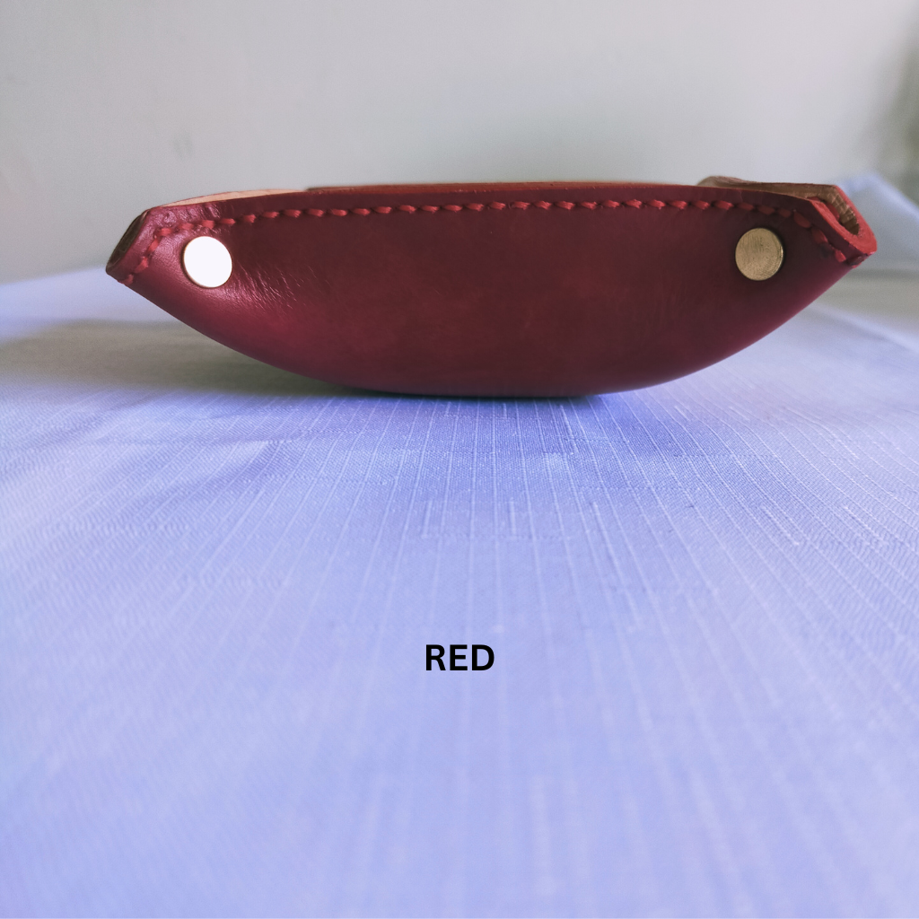 Handcrafted Leather Tray Organiser – Stylish & Functional Desk Accessory Artisankraftstudio
