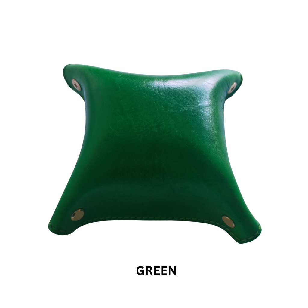 Handcrafted Leather Tray Organiser – Stylish & Functional Desk Accessory Artisankraftstudio