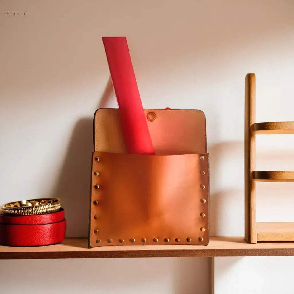Wall-mounted mail organizer