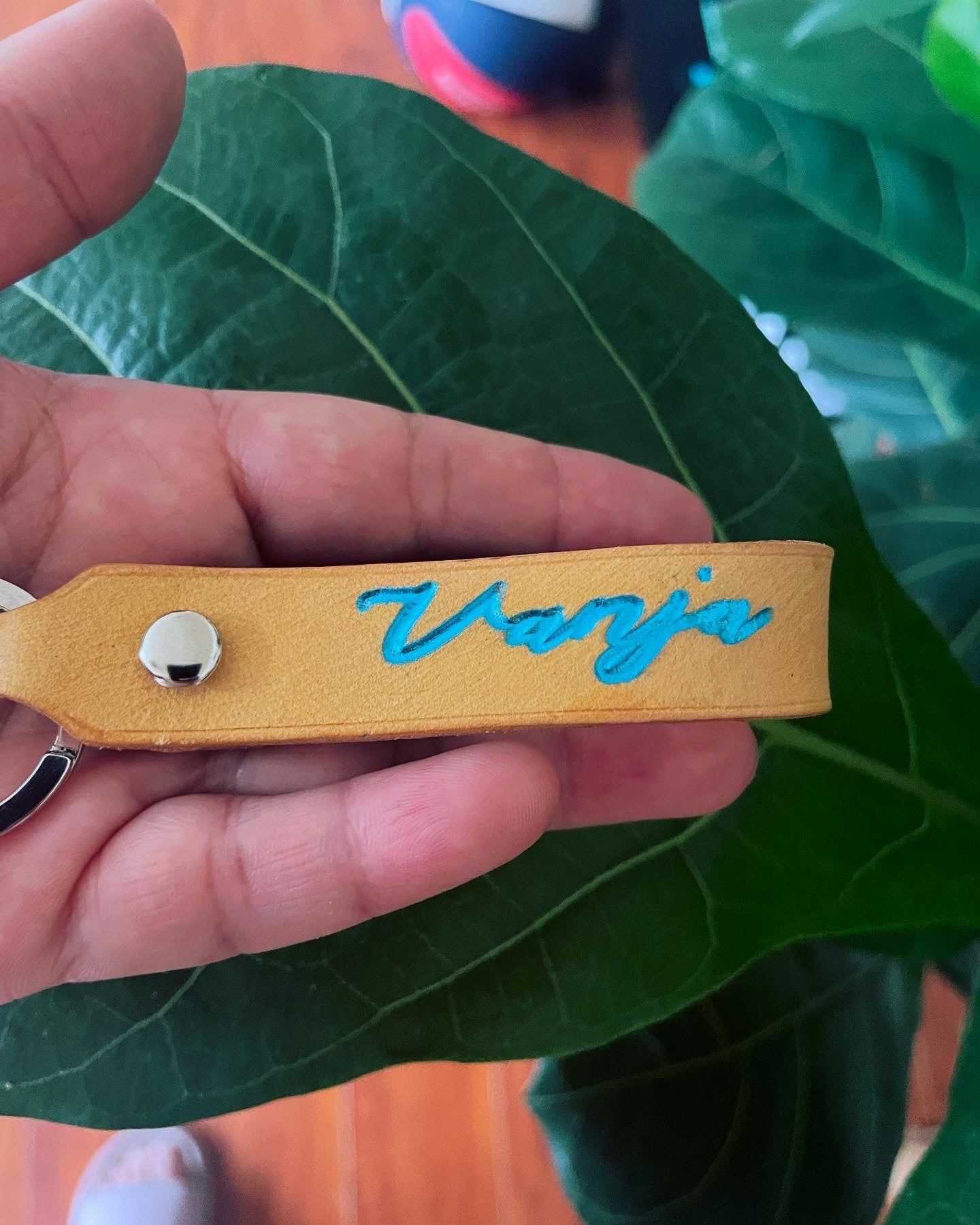 Custom Leather Keychains – Handmade & Personalised Artisankraftstudio