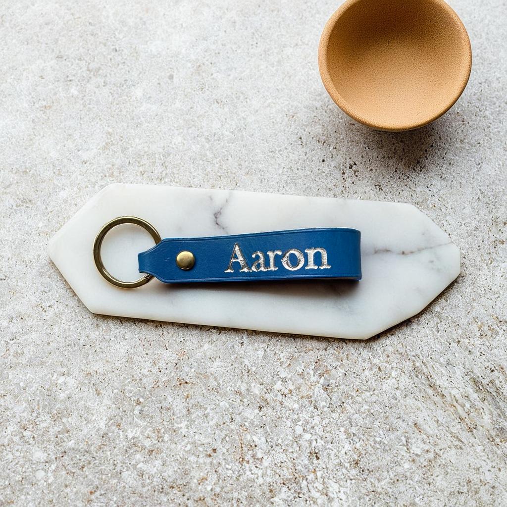 Custom Leather Keychains – Handmade & Personalised Artisankraftstudio