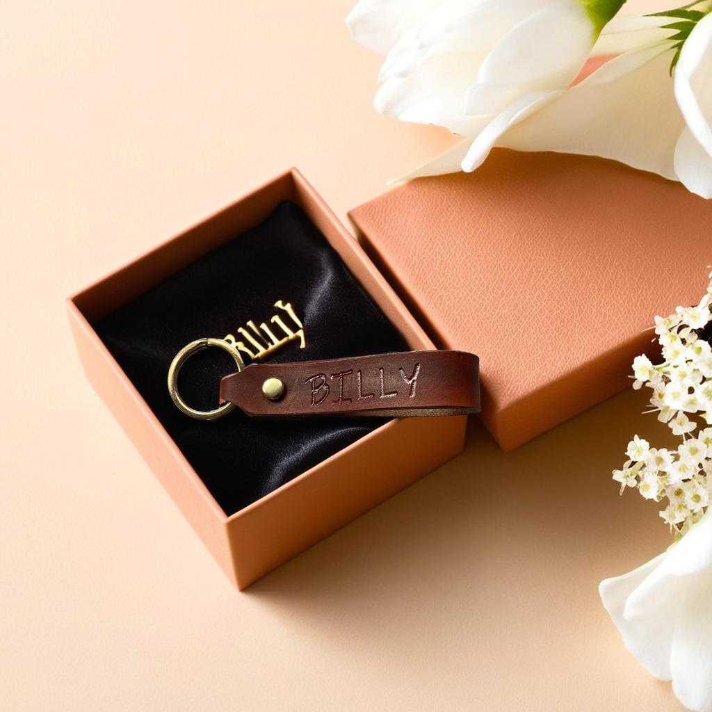 Custom Leather Keychains – Handmade & Personalised Artisankraftstudio